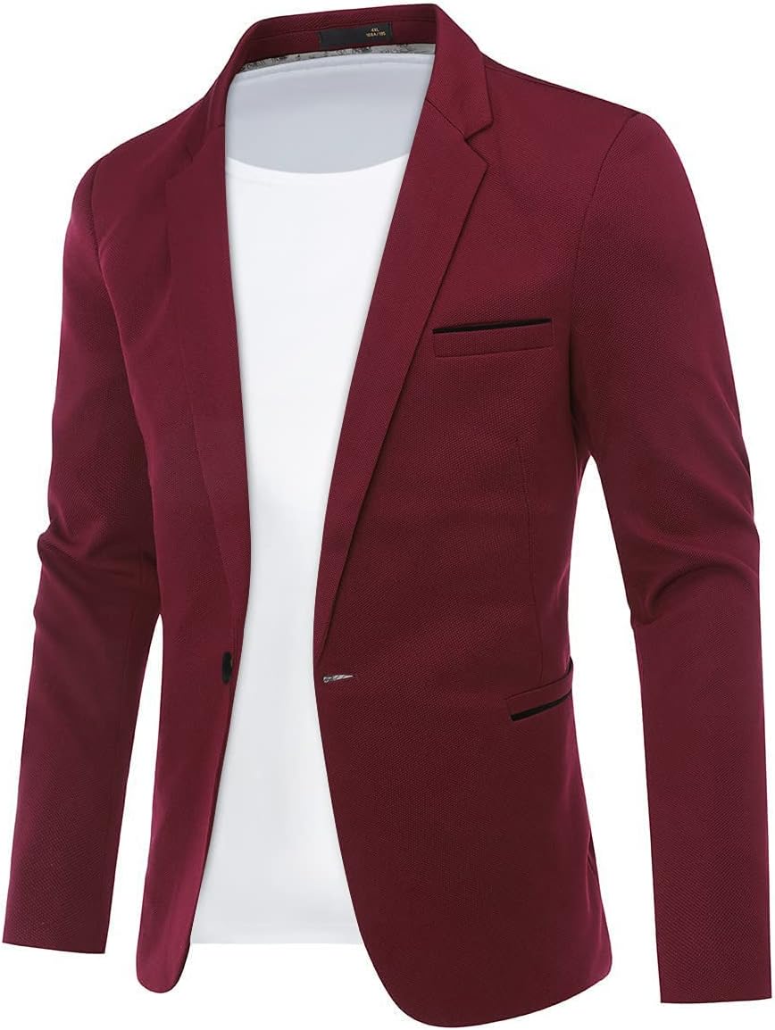 Cloudstyle Men's Slim Fit Sport Coat Blazer for Any Occasion