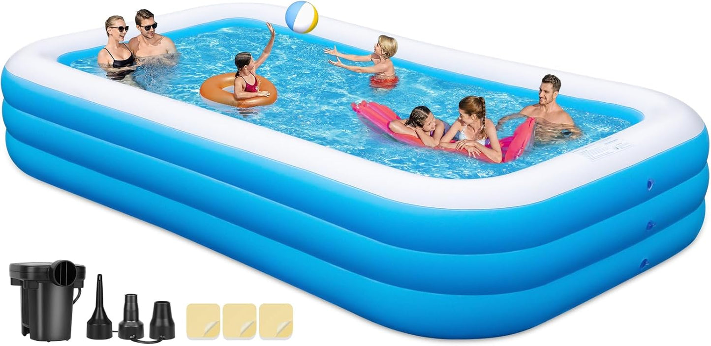 Extra Large Inflatable Pool for Adults - Perfect Summer Fun