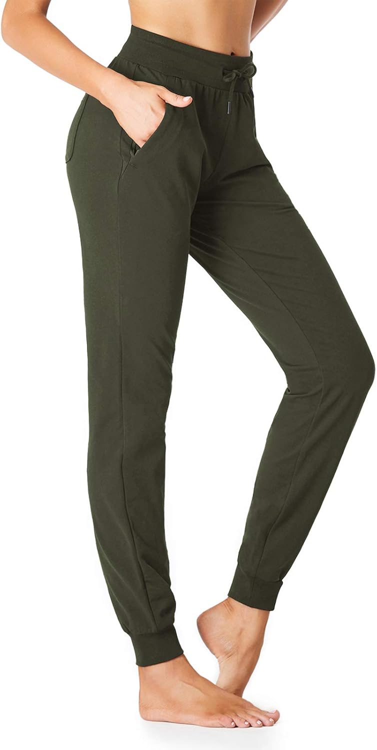 Tall Women's Jogger Lightweight Cotton Sweatpants with Pockets