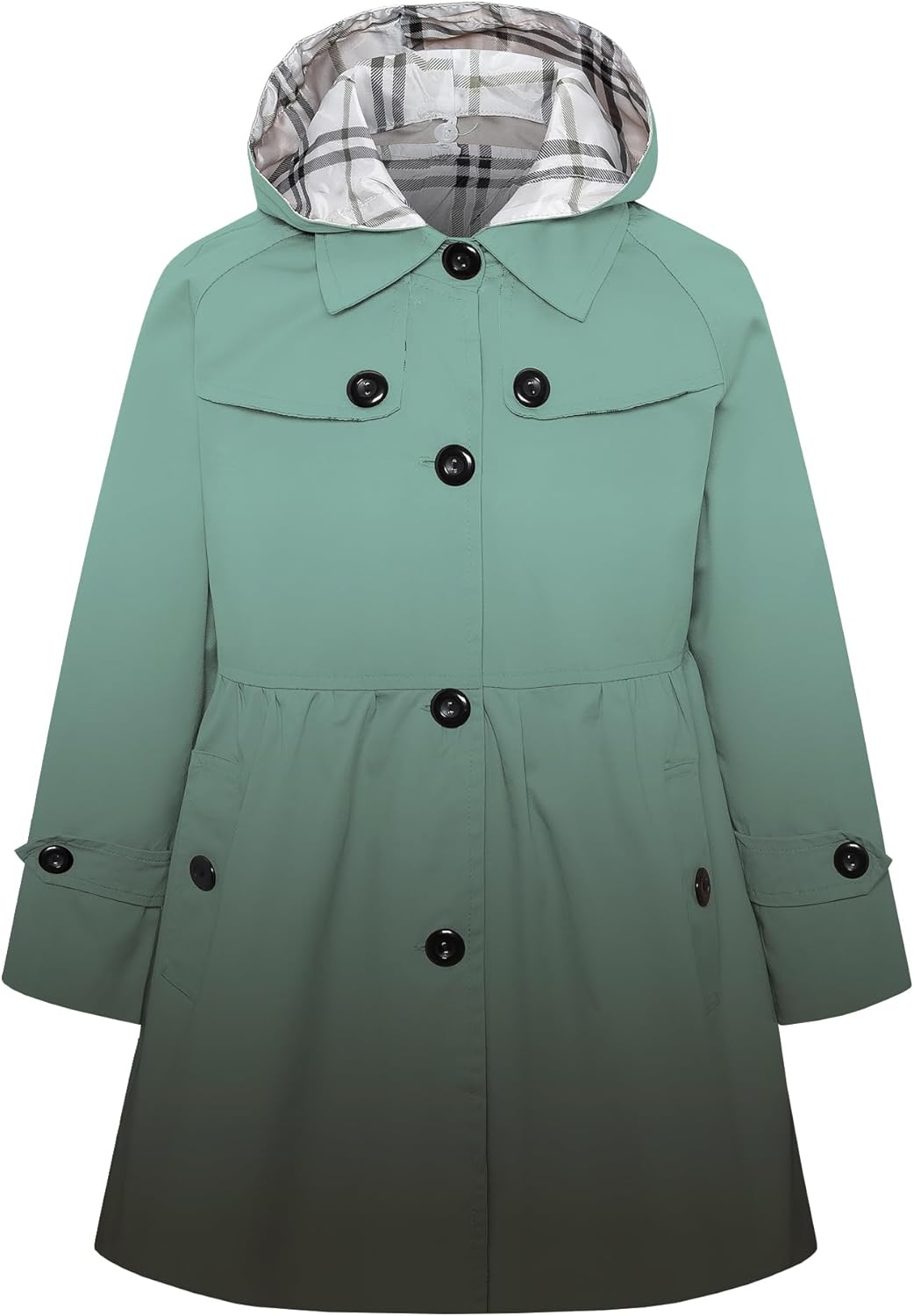 Girl's Single Breasted Trench Coat for Stylish Young Ladies