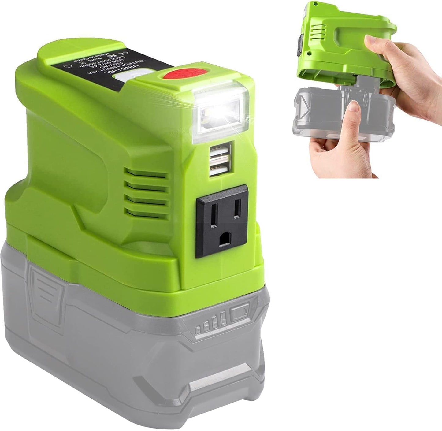 Portable Power Solution: 150W Inverter Generator for Ryobi 18V Battery URUN