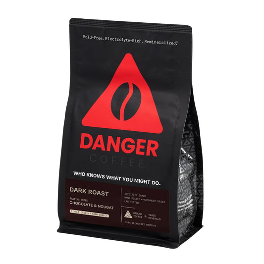 Danger Coffee Dark Roast by Dave Asprey - Mold Free & Lab Tested