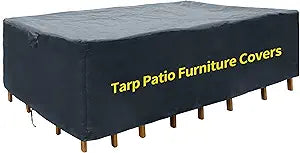 RAINDEWAY COVERS 110 inch Tarp Patio Furniture Cover Review
