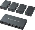 PWAYTEK HDMI Extender Splitter 1x4 1080P@60Hz - Long Range HDMI over