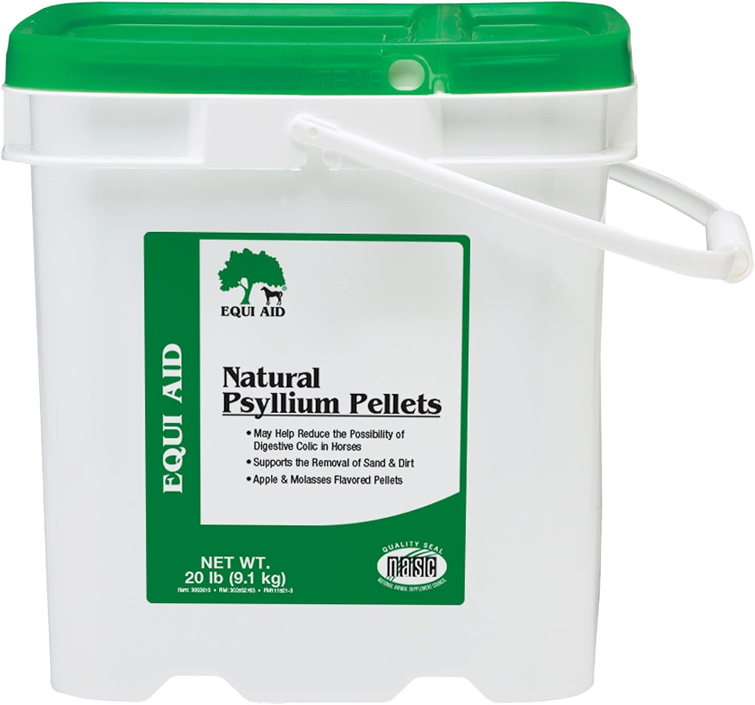 Farnam Equi Aid Natural Horse Psyllium Pellets for Digestive Health