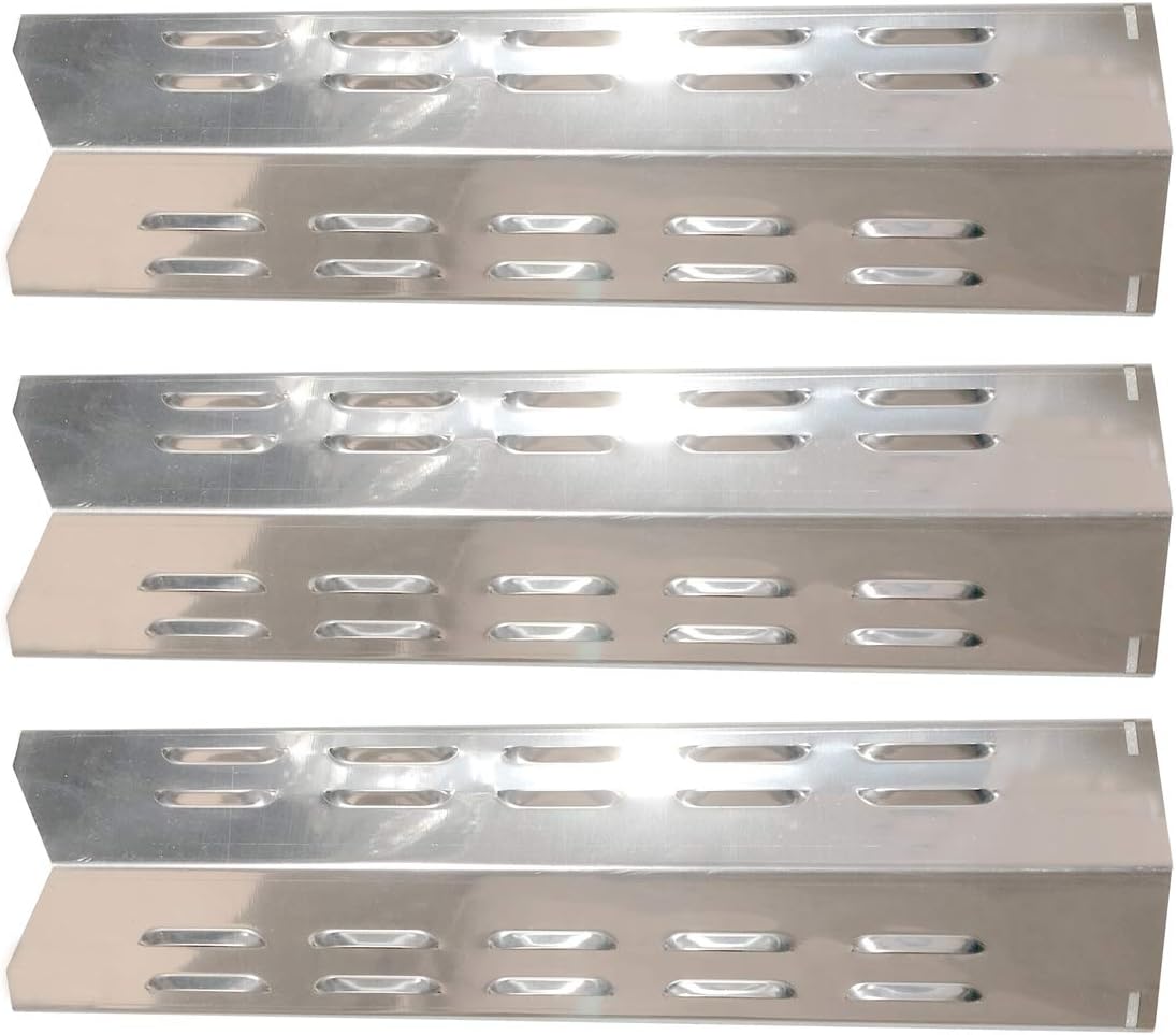 Grill Like a Pro: Stainless Steel Heat Plate 3-Pack for Outdoor Gourmet