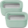 Caraway 2pc Glass Food Storage Set - Compact & Non-Toxic Design