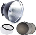 Fotoconic 7ft Standard Reflector with 20/40/60 Honeycomb Grids