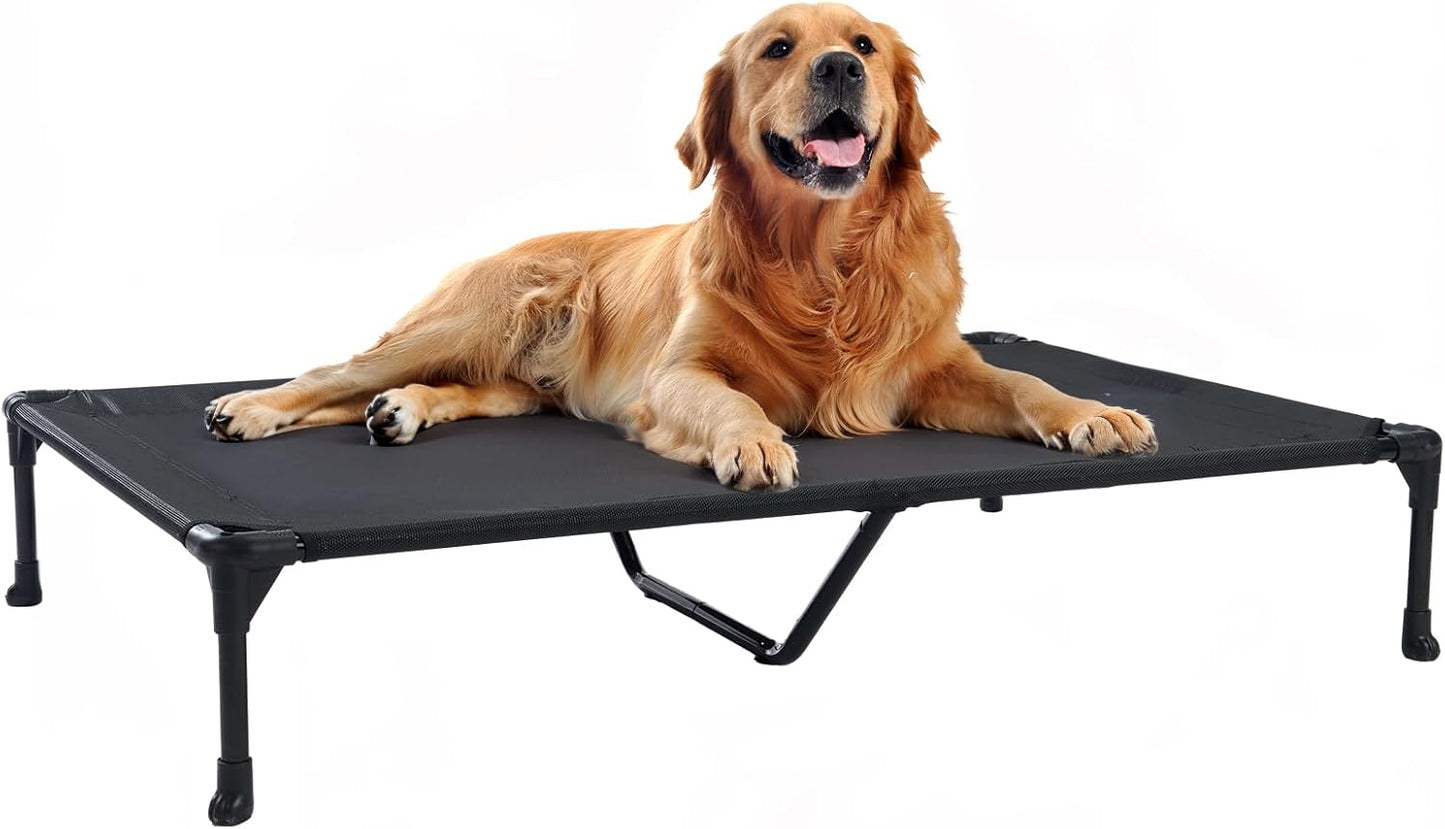 Elevated Cooling Dog Bed for Comfort and Durability in All Seasons