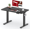 Electric Height Adjustable Standing Desk for Home Office, Black, 40x24 in