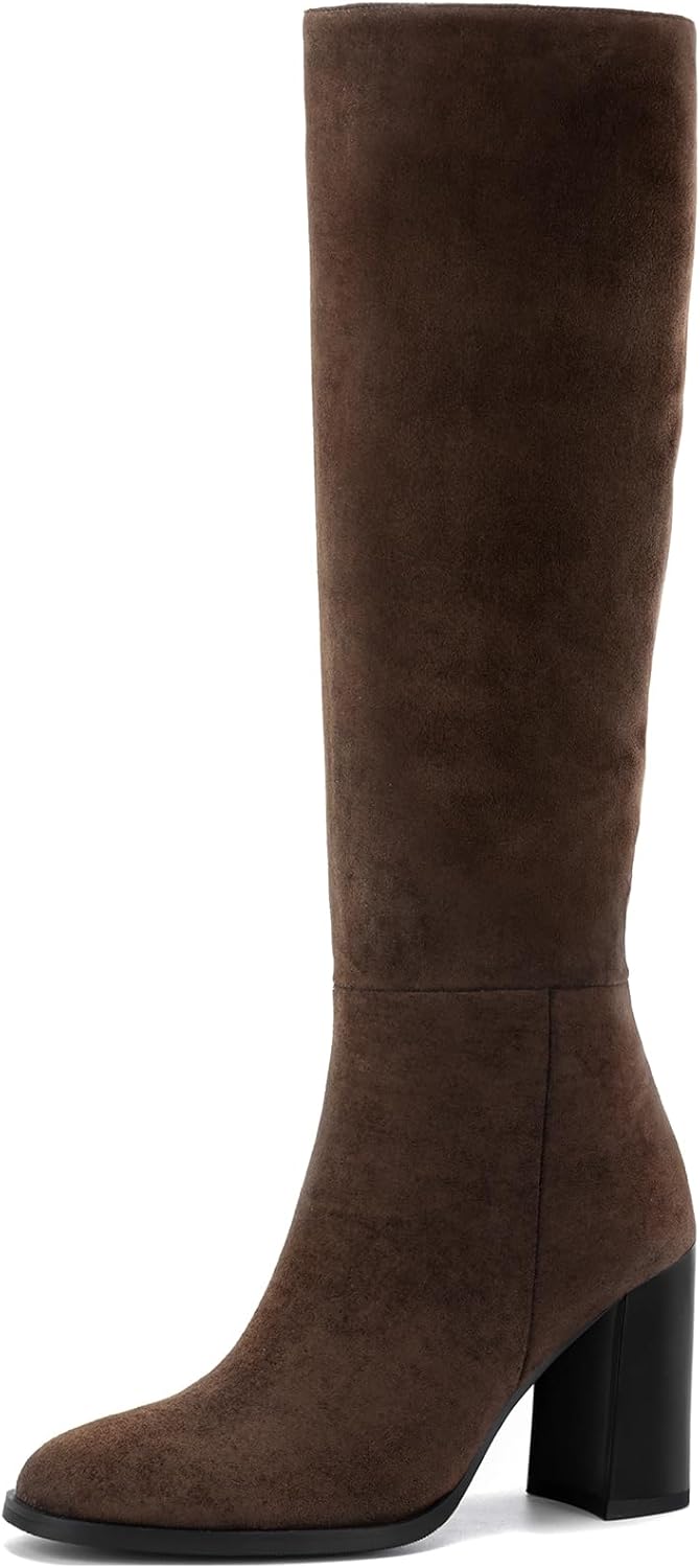 Lumeheel Women Knee High Boots for Fashionable All-Day Wear