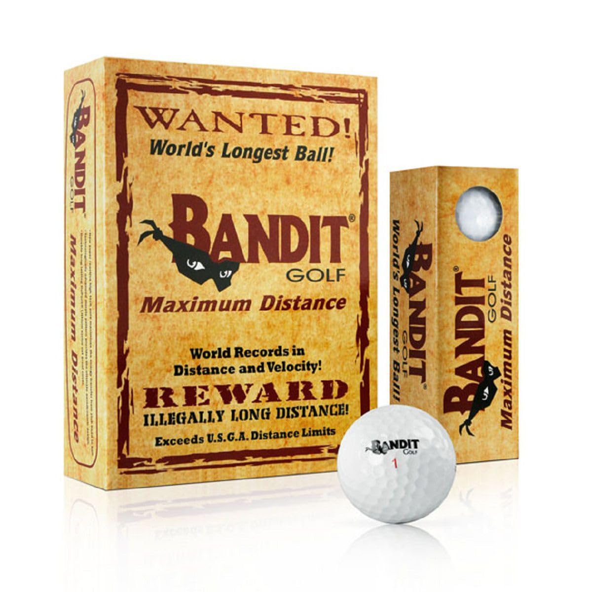 Bandit Golf Balls - Maximum Distance Boost!
