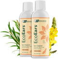EcoEars Dog Ear Cleaner Solution 8 Oz - Multi-Action Relief for Itchy