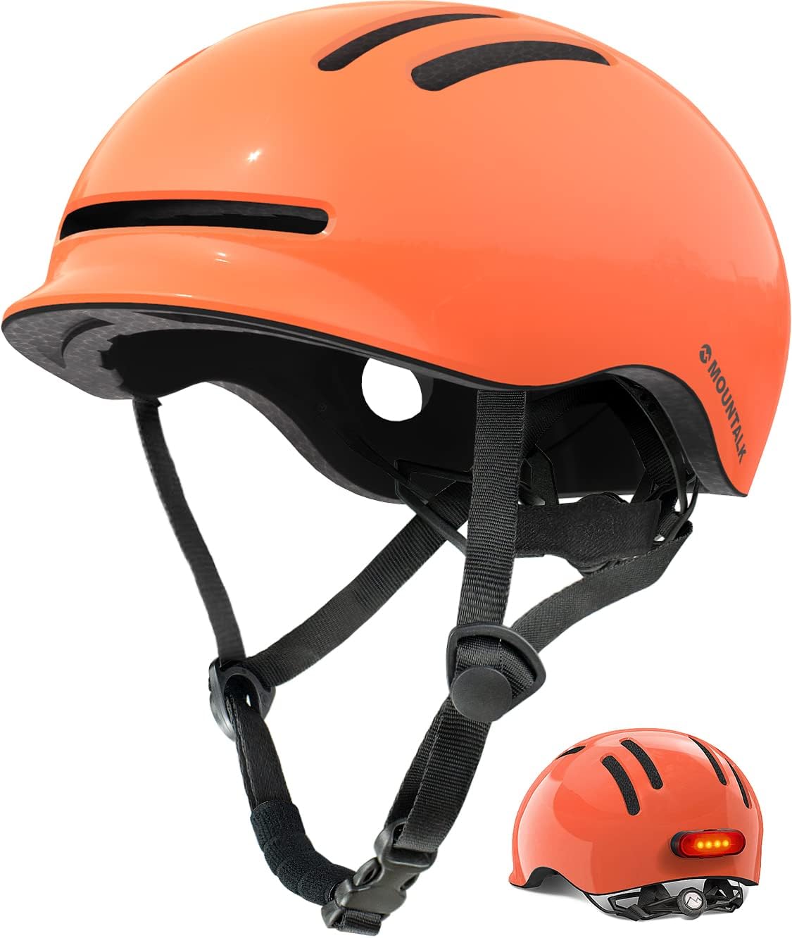 MOUNTALK Bike Helmets for Adults and Kids with Magnetic Light