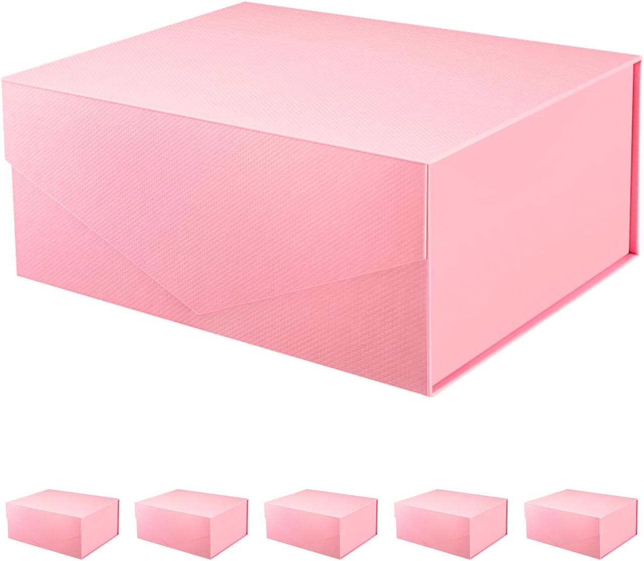 PACKHOME 6 Gift Boxes with Magnetic Lids for Elegant Packaging