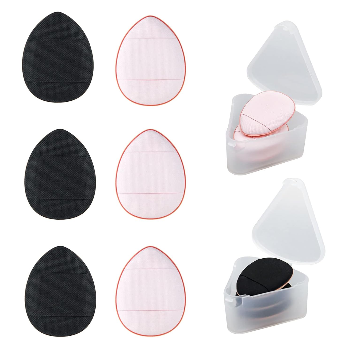 WishLotus Mini Powder Puffs Set - Flawless Makeup Application