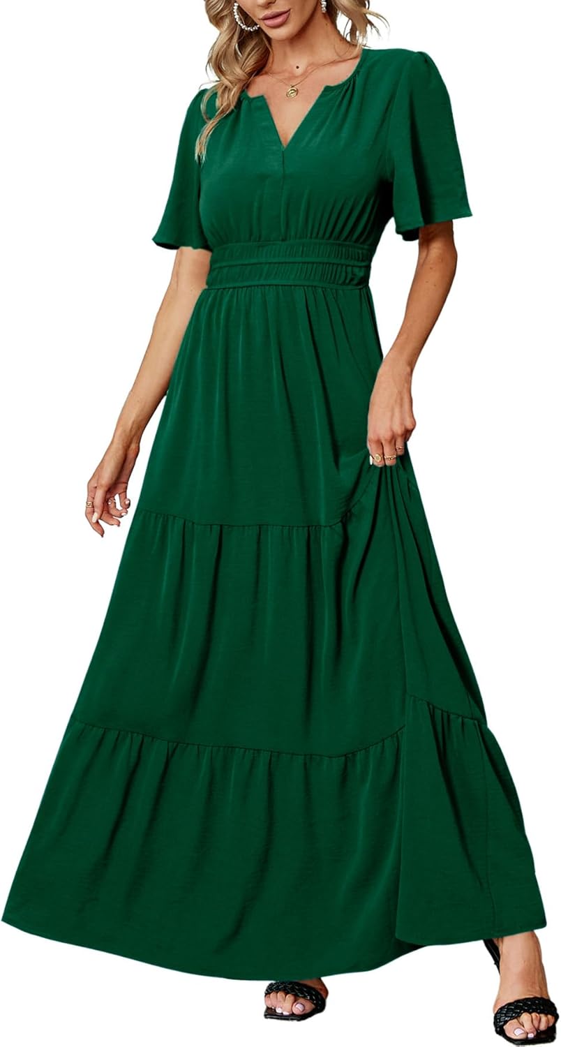 Amegoya Women's Summer Boho Maxi Dress for Every Occasion