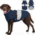 SUNFURA Dog Coat XXXL - Waterproof Winter Jacket with Built in Harness