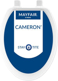 Mayfair 1841EC 000 Cameron Toilet Seat: Durable Elongated Design