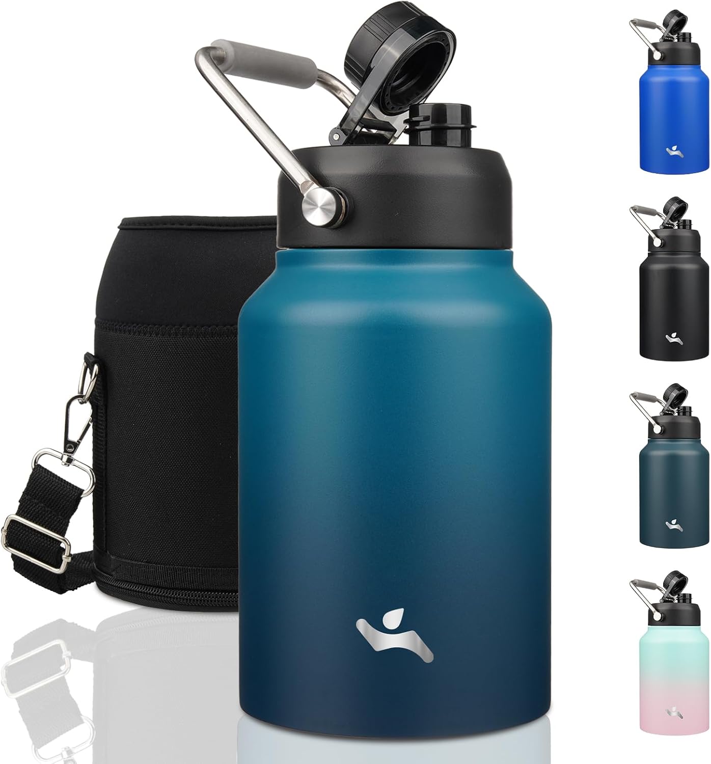 Half Gallon Jug with Handle for Hydration on the Go