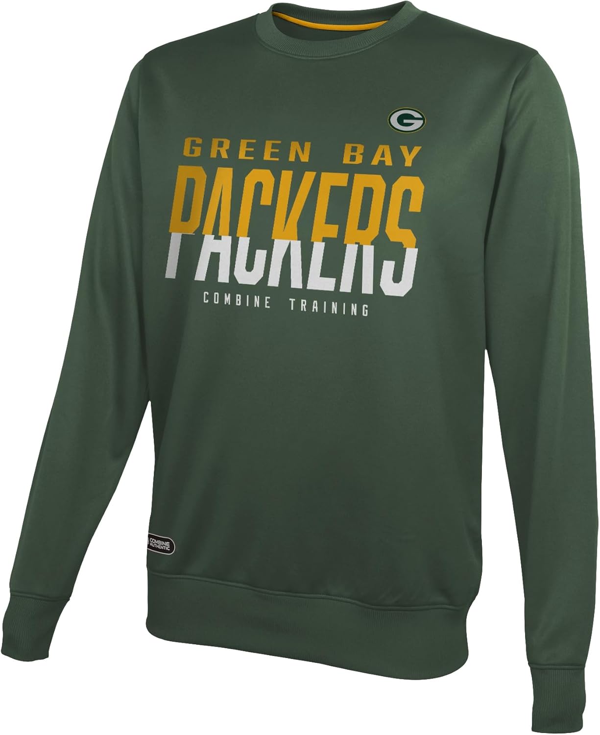 NFL Men's Pro Style Performance Fleece Crew Neck Pullover Sweatshirt