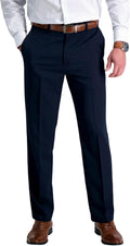 Haggar Men's Cool 18 Classic Fit Flat Front Pant (Style 58M0)