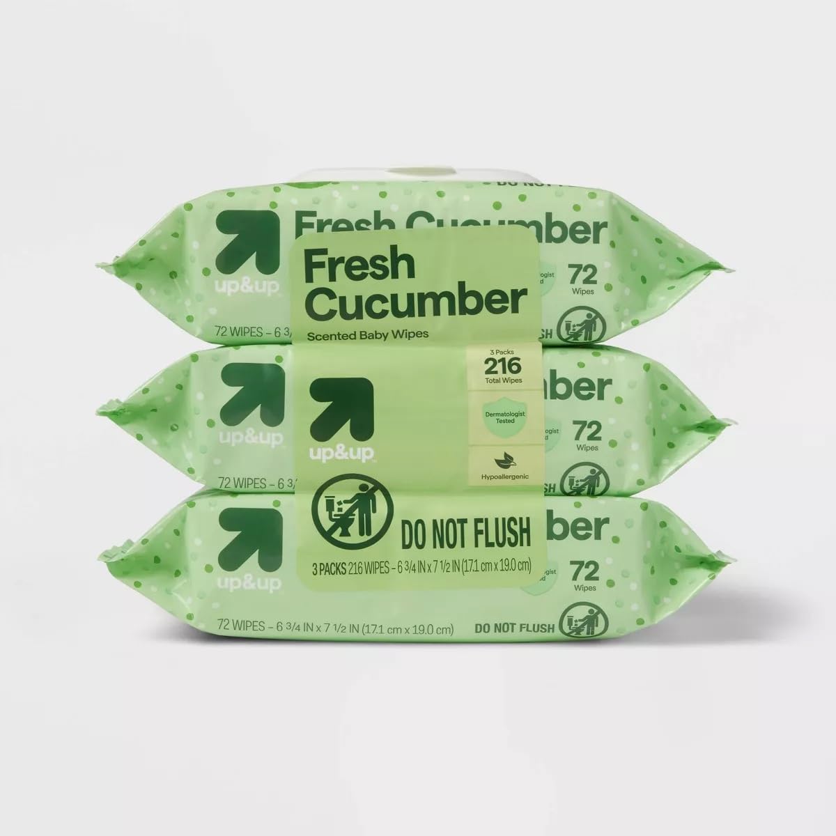 216 Count Refreshing Cucumber Baby Wipes by Maker Explorador