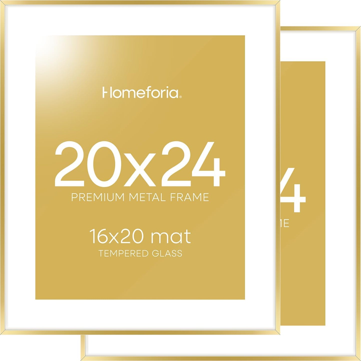 20x24 Picture Frame Gold by Homeforia - Elegant Wall Decor