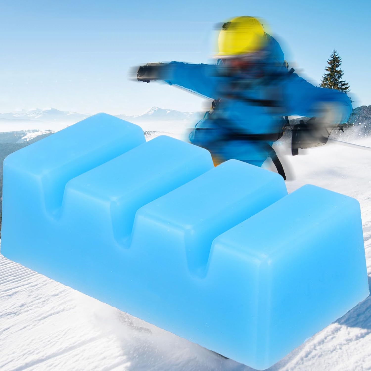 Universal Ski & Snowboard Wax Block for Speed!
