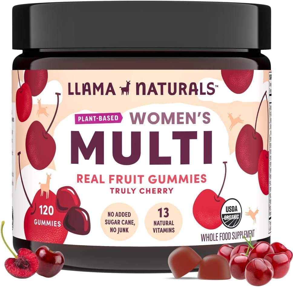 Llama Naturals Multivitamin for Women - Vegan Organic Gummies