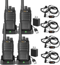MC-528 4 Pack Walkie Talkies for Adults - Long Battery, USB Charge