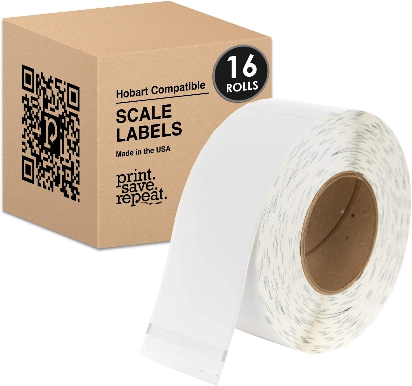 Hobart Quantum Scale Labels QWU600 - 2.25 x 6 in Labels