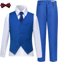 Boys Suits Slim Fit Teen Size 20 Royal Blue Tuxedo Set