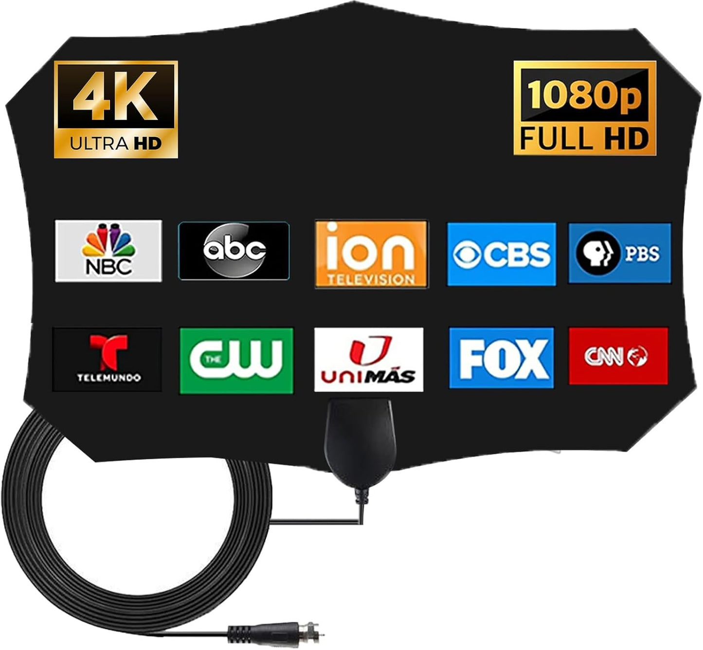Ultimate Indoor TV Antenna 8K Support