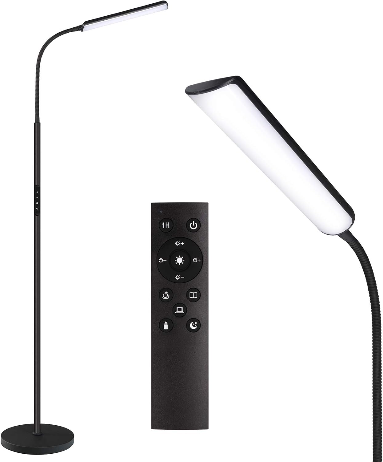 Dimunt LED Floor Lamp: Bright 15W, Adjustable Colors