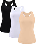 beautyin Women Tank Top with Shelf Bra for Yoga and Workouts