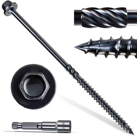 #14 x 8 Wood Structural Screws for Heavy Duty Construction