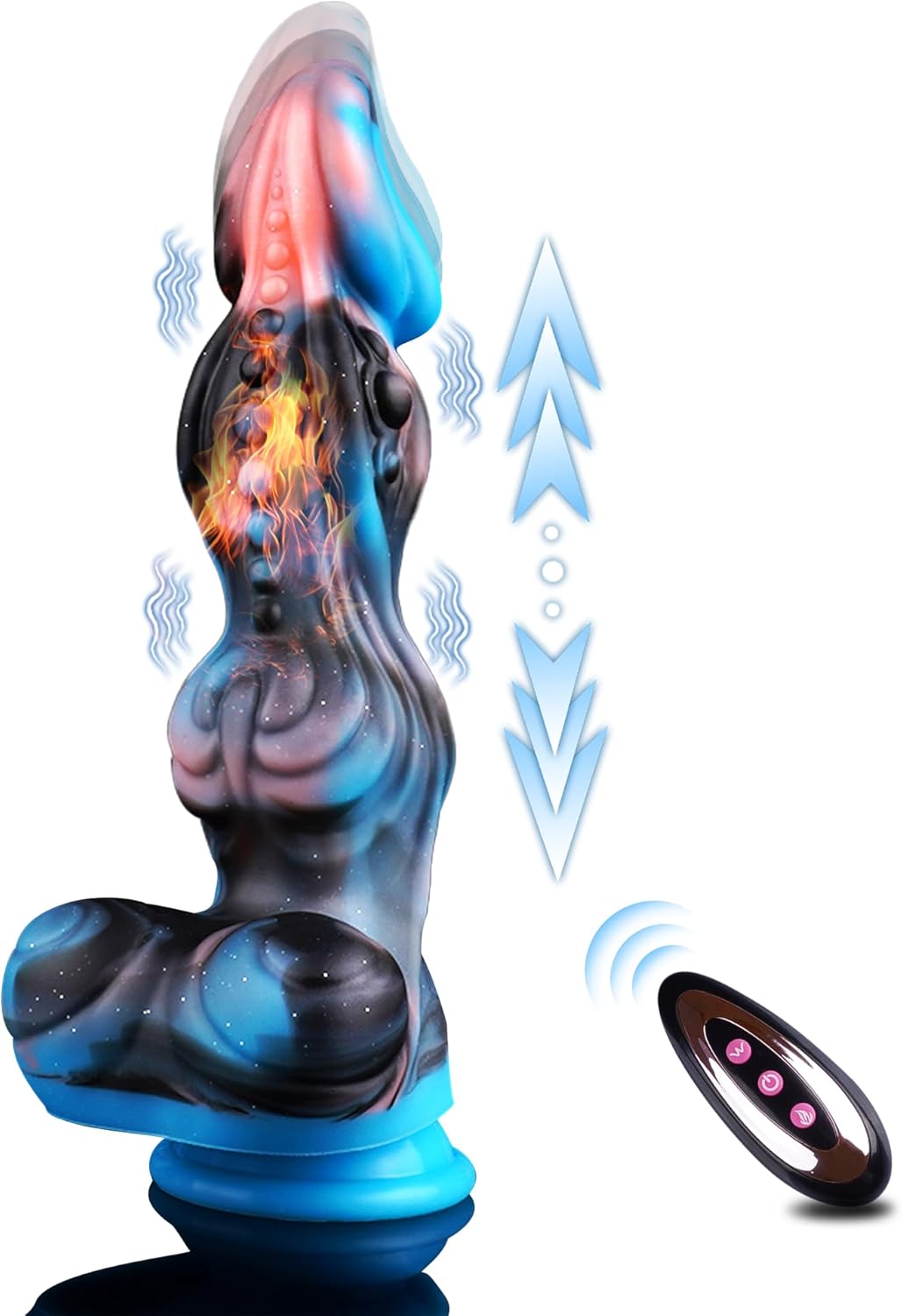 Thrusting Dildo Dragon Monster Dildo with Suction Cup Fun