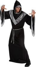 Morph Wizard Costume Men - Full-Length Hooded Warlock Robe