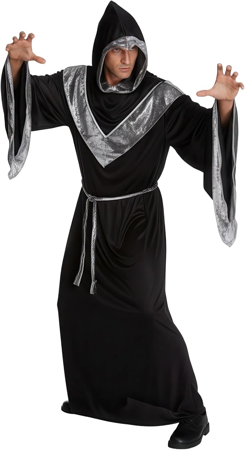 Morph Wizard Costume Men - Enchanting Cloak for Halloween Fun