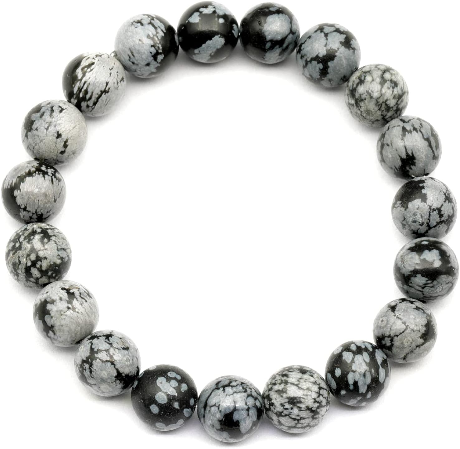 Natural Fluorite Beaded Stretchy Bracelet for Healing Energy