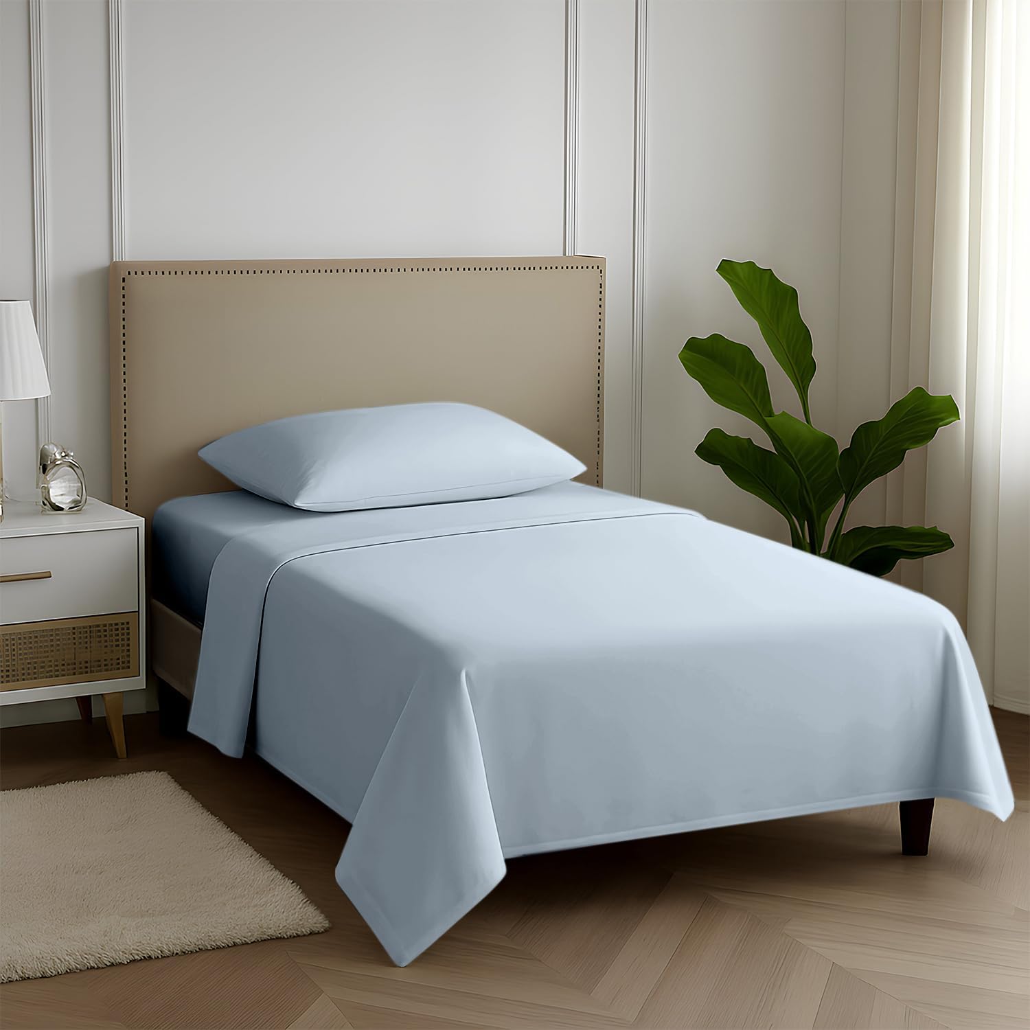 Luxurious 100% Egyptian Cotton Twin XL Sheets Set for Comfort