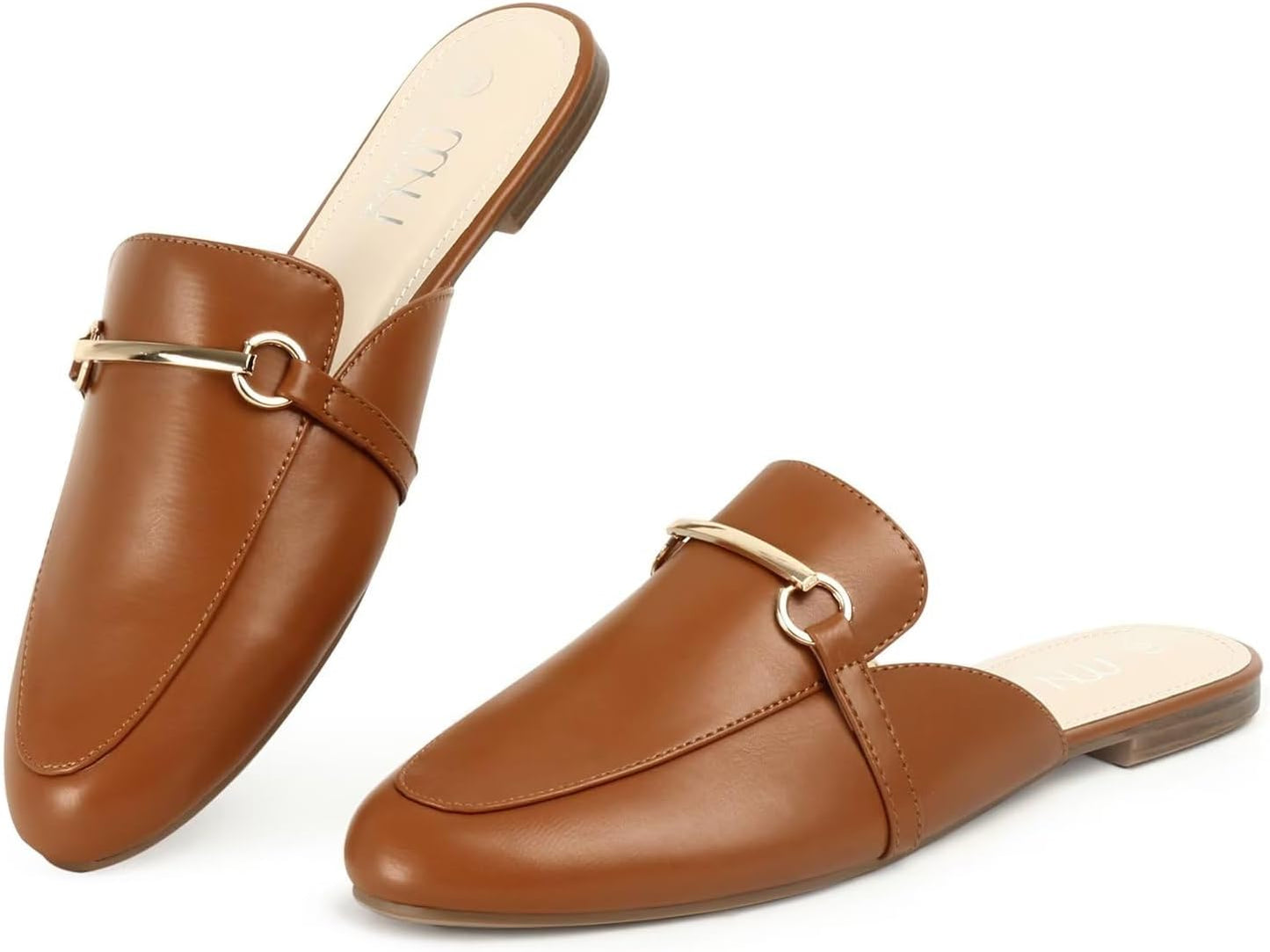 MUSSHOE Mules for Women: Comfortable Slip-On Flats for Style