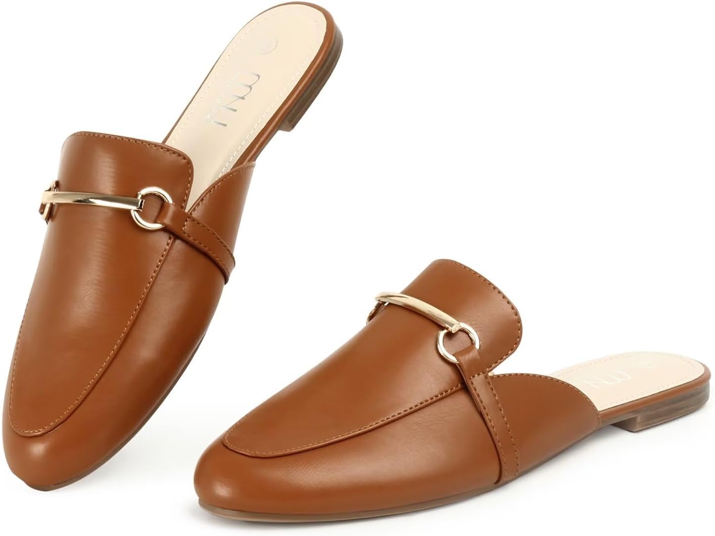 MUSSHOE Mules for Women: Comfortable Slip-On Flats for Style