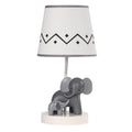 Me & Mama Elephant Nursery Lamp with Shade & Bulb - Soft Glow