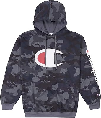 Champion Hoodie for Men Big And Tall Oversized Pullover Fleece