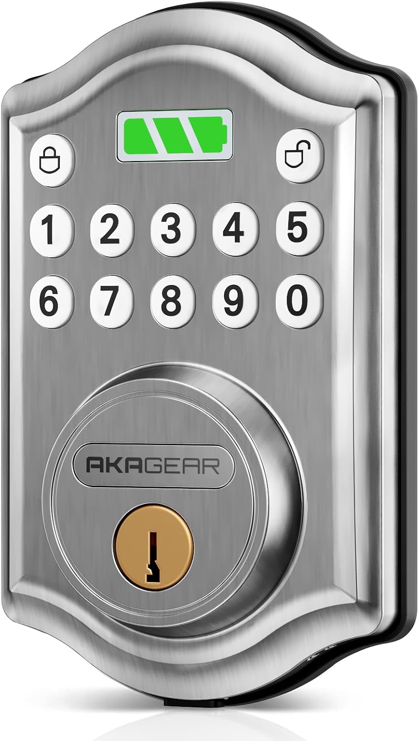Keyless Entry Door Lock with Keypad - Smart Deadbolt for Home