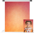 Kate 5x7ft Orange Portrait Backdrop for Photography - Vivid Gradient