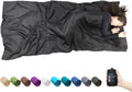 Silk Sleeping Bag Liner 87x43 - Extra Wide Lightweight Travel Sheet