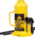 Torin 12 Ton Multi-Directional Welded Bottle Jack - Heavy Lift Utility